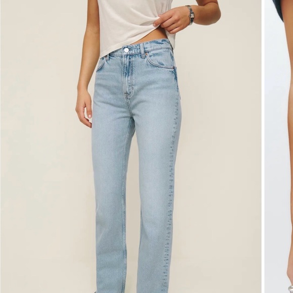 Reformation .:. Abby Straight Leg Jeans in Tenaya - Picture 4 of 11
